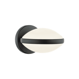 Matteo Lighting Chatoyant Wall Sconce, 1-Light, Black, 6.75"W (W71501MB 305XQY9) 