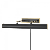 Mitzi by Hudson Valley Lighting Holly Picture Light With Plug, 3-Light, Aged Old Bronze, 24.25"W (HL263203-AOB 608UGFA) 