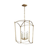 Visual Comfort & Co. Studio Collection Thayer Lantern, 5-Light, Antique Gild, 31.25"H (F3323/5ADB 706WZ9W) 