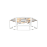 Matteo Lighting Creed Flush Mount, 3-Light, LED, White, 16"L (X64503WH 305XUU9) 