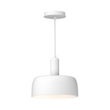Alora Lighting Adriano Pendant, 1-Light, White, 10.5"D 
