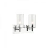 Matteo Lighting Candela Bath Vanity Light, 2-Light, Chrome, 13"W (S04902CHCL 305XTW7) 