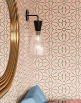 Alora Lighting Arlo Wall Sconce, 1-Light, Matte Black, Clear Glass, 17.63"H 