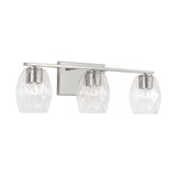 Capital Lucas Vanity Light, Brushed Nickel, 24"W 