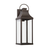 Capital Bradford Outdoor Wall Lantern, Oiled Bronze, 8"W, 1 Light 
