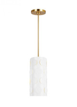Dottie Pendant, 1-Light, Burnished Brass, 7.13"W (KSP1011BBS 706X1A6)