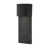 Troy Tempe Outdoor Wall Sconce Soft Black 17"H 