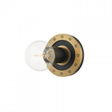 Troy Teo Bath Vanity Light Brass 4.75"W 