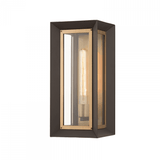 Troy Lowry Outdoor Wall Sconce Bronze 17"H 