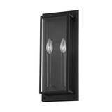 Troy Winslow Outdoor Wall Sconce Texture Black 17.5"H 