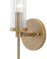 Currey and Company Bellings Brass Wall Sconce 