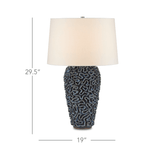 Currey and Company Milos Blue Table Lamp 