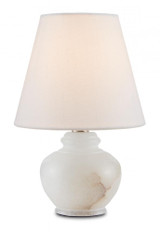 Currey and Company Piccolo White Mini Table Lamp 