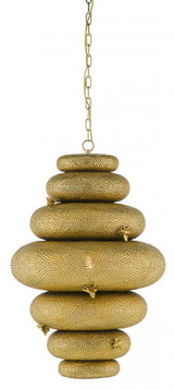 Currey and Company Bee My Honey Gold Chandelier 