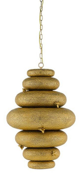 Currey and Company Bee My Honey Gold Chandelier 