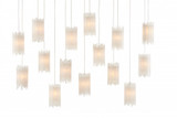 Currey and Company Escenia 15-Light Linear Multi-Drop Pendant 