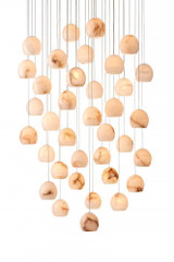 Currey and Company Lazio 36-Light Round Multi-Drop Pendant 