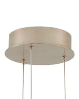 Currey and Company Rame 3-Light Round Multi-Drop Pendant 