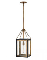 Hinkley Shaw Down Pendant, 1-Light, Black, 22.75"H (32987BK 9U68K) 