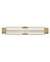 Hinkley Saylor Bathroom Wall Sconce, 1-Light, LED, Brass, 4.5"H (54302HB 9U77R) 