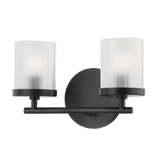 Mitzi by Hudson Valley Lighting Ryan Bath Bracket, 2-Light, LED, Soft Black, 10.5"W (H239302-SBK 608UHF4) 