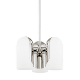 Mitzi by Hudson Valley Lighting Mabel Pendant, 3-Light, Polished Nickel, 15"W (H550703-PN 608UKA0) 