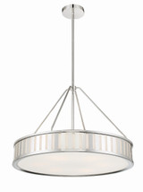 Crystorama Kendal Chandelier - Polished Nickel 20.5"H 