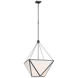 Visual Comfort & Co. Signature Collection Lorino Large Lantern, 1-Light, Bronze, Over All Height 70.75" (JN 5241BZ-WG CX40Y) 