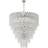 Visual Comfort & Co. Signature Collection Lorelei X-Large Waterfall Chandelier, 19-Light, Polished Nickel, 34.75"W (JN 5253PN-CG CX236) 
