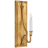 Visual Comfort & Co. Signature Collection Mykonos Medium Wall Sconce, 1-Light, Gilded Iron, 16"H (CHD 2560GI CX346) 