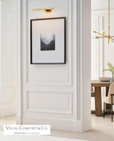 Visual Comfort & Co. Signature Collection Petrel Picture Light, 1-Light, LED, Hand-Rubbed Antique Brass, 18"W (S 2721HAB CX06A) 