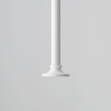 Visual Comfort & Co. Signature Collection Piaf Large Tail Wall Sconce, 1-Light, Plaster White, 24.5"H (TOB 2453PW-L CX24J) 