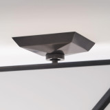 Visual Comfort & Co. Signature Collection Lorino Large Semi-Flush Mount, 1-Light, Bronze, 20"W (JN 4241BZ-WG CX32Y) 