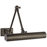 Visual Comfort & Co. Signature Collection Cabinet Maker Double Library Light, 1-Light, Bronze, 12"W (SL 2709BZ CX340) 