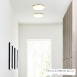 Visual Comfort & Co. Modern Collection MEGAN CEILING, 1-Light, LED, Brass, 13"W (700FMMGN13BR-LED930 70PGAKE) 