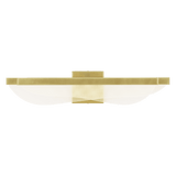 Visual Comfort & Co. Modern Collection Nyra Bath Sconce, Integrated LED, Brass, 5"H (700BCNYR25BR-LED930 70PGAKT) 