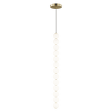 Visual Comfort & Co. Modern Collection Orbet Pendant, 13-Light, LED, Brass, 34.9"H (700TDOBT13NB-LED927 70PGAL6) 