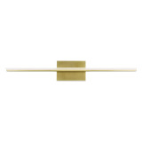 Visual Comfort & Co. Modern Collection Span Bath Sconce, Integrated LED, Brass, 35.3"L (700BCSPANB3BR-LED930 70PGAMT) 