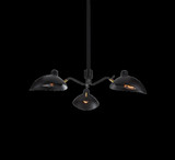 Matteo Lighting Droid Pendant, 3-Light, Bronze & Brushed Gold, 34"W (CX57903BZ 305XUUA) 