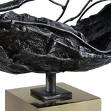 Uttermost Tranquility Abstract Sculpture, Rustic Dark Bronze, 9"H (18009 A6FNX) 