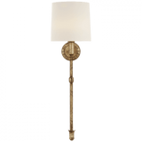 Visual Comfort & Co. Signature Collection Michel Tail Wall Sconce, 2-Light, Gild, 30.25"H (TOB 2116G-L CZYWM) 