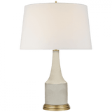 Visual Comfort & Co. Signature Collection Sawyer Table Lamp, 1-Light, Tea Stain Crackle, 25"H (AH 3082TS-L CZYWX) 
