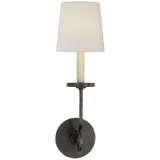 Visual Comfort & Co. Signature Collection Symmetric Twist Single Wall Sconce, 1-Light, Bronze, 16"H (CHD 1610BZ-L CZYX8) 