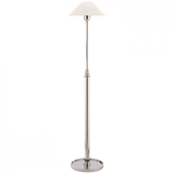 Visual Comfort & Co. Signature Collection Hargett Floor Lamp, 1-Light, Polished Nickel, 39.5"H (SP 1504PN-L CZZUA) 