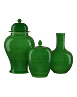 Currey and Company Imperial Green Ginger Jar 