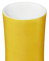 Currey and Company Imperial Yellow Long Neck Vase 