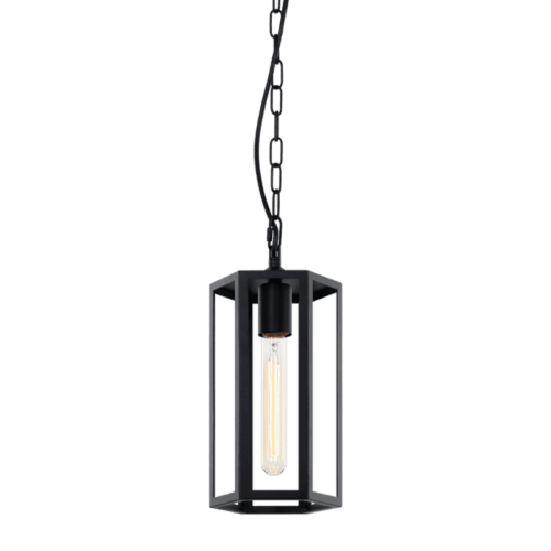 Matteo Lighting Creed Pendant, 1-Light, Matte Black, 6"L (C64501MB 305XRXK) 