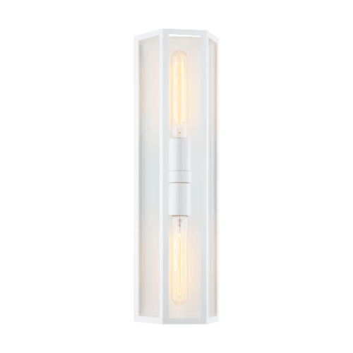 Matteo Lighting Creed Bath Vanity Light, 2-Light, LED, White, 20"H (W64512WH 305XTXD) 