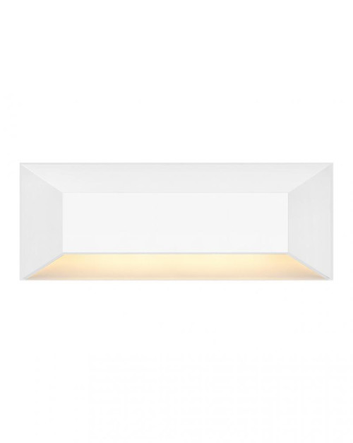 Hinkley Nuvi Large Rectangular Deck Sconce Matte White 
