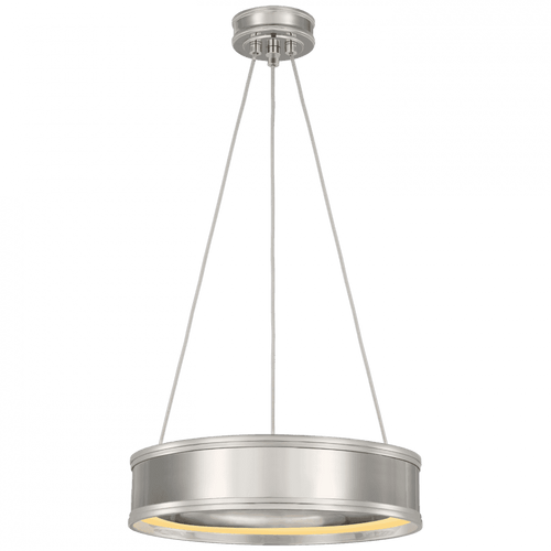 Visual Comfort & Co. Signature Collection Connery Ring Pendant, 1-Light, LED, Polished Nickel, 14"W (CHC 1611PN D03Q5) 